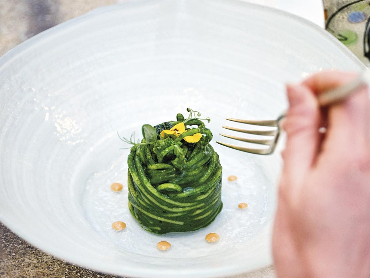 Spaghetti cime di rapa