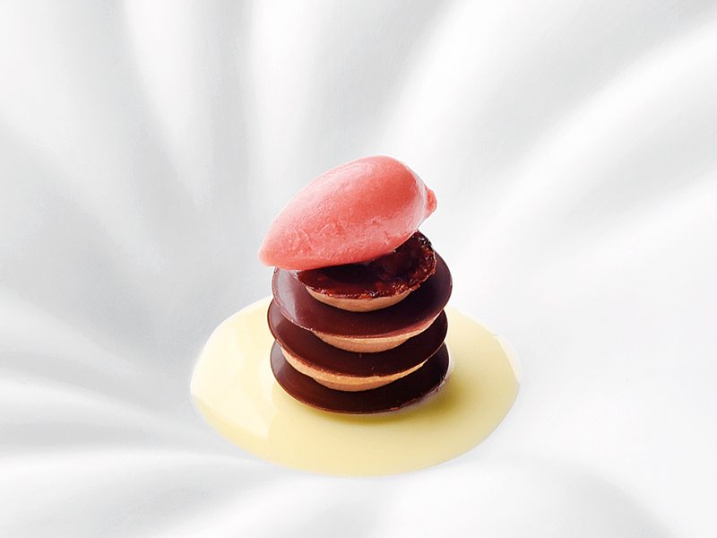 Millefoglie al cioccolato fondente