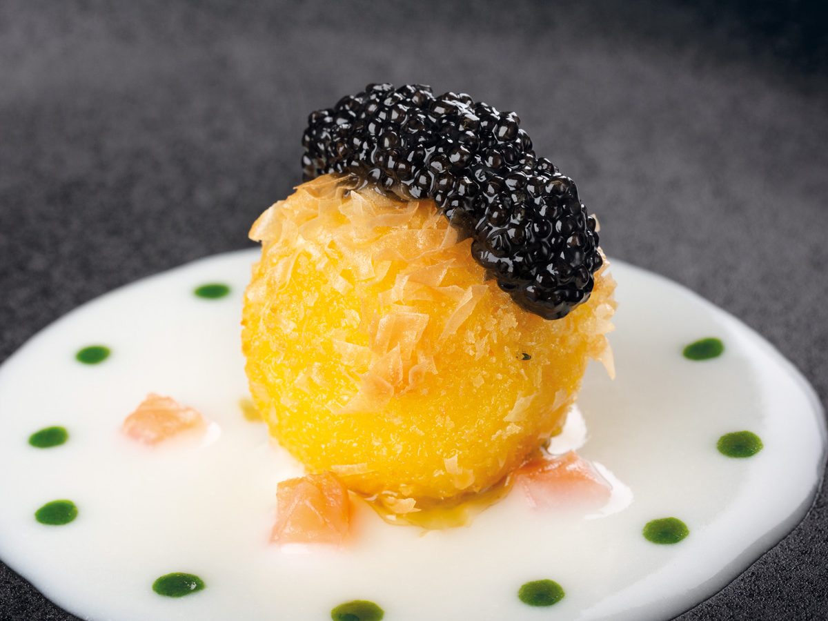 uovo dorato in pasta brick