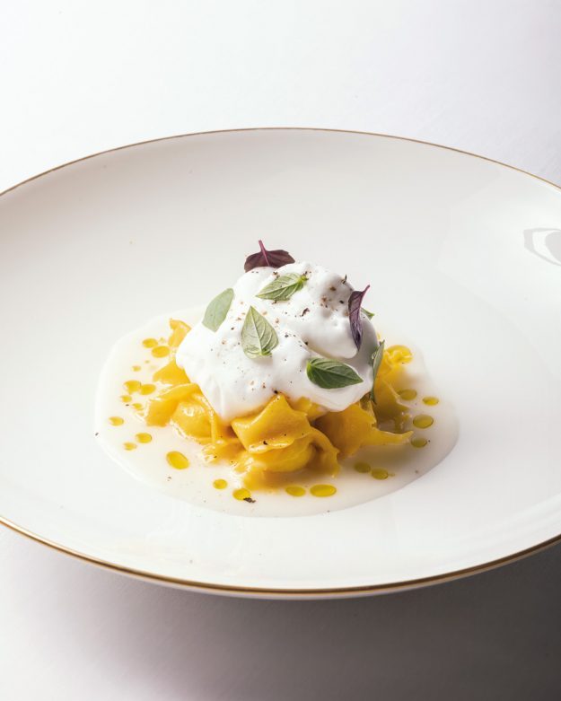 tortelli ripieni di bufala