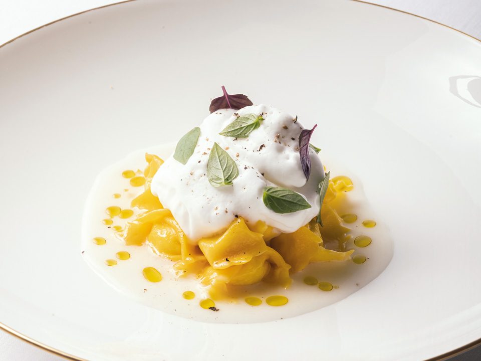 tortelli ripieni di bufala