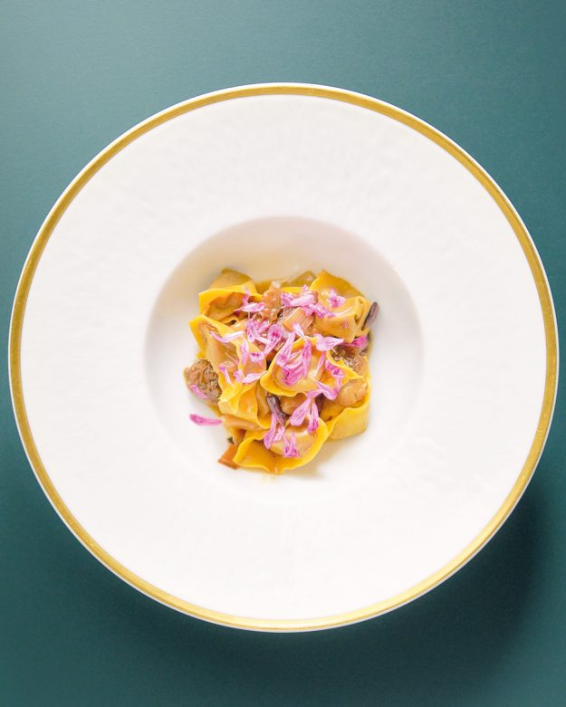 cappelletti di radicchio e amarene