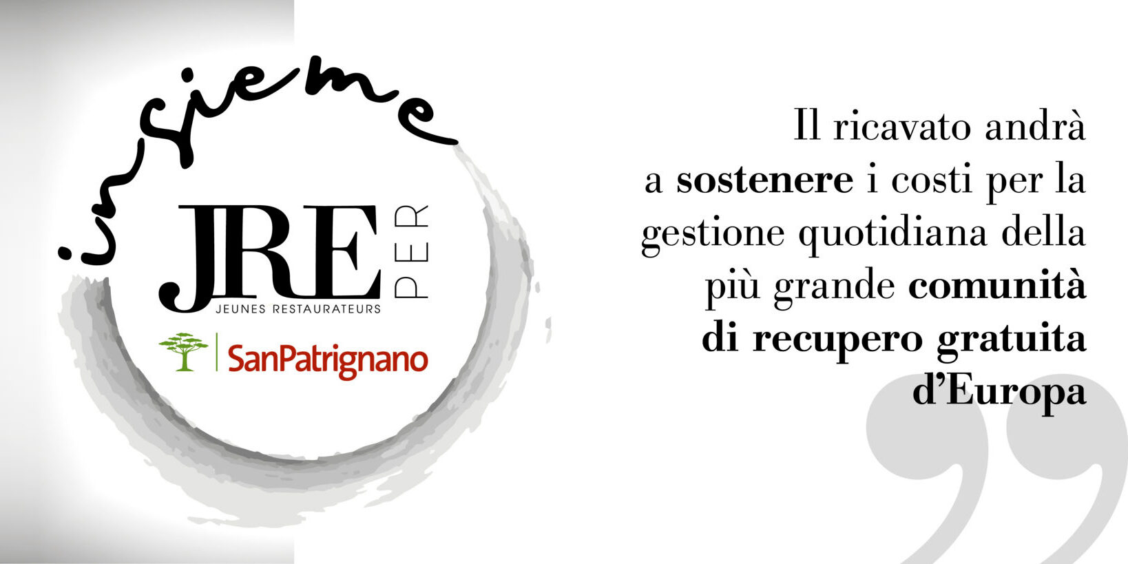 jre italia per san patrignano