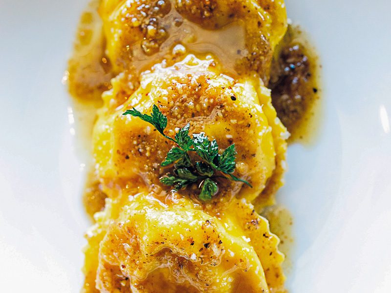 ravioloni di ricotta