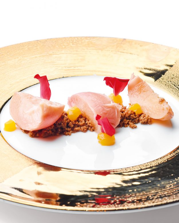 pesche bianche alla vernaccia