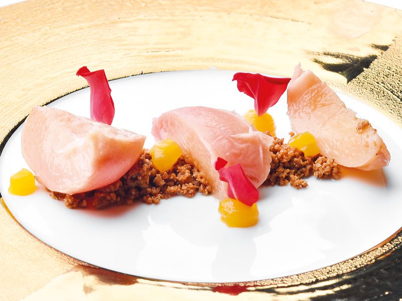 pesche bianche alla vernaccia