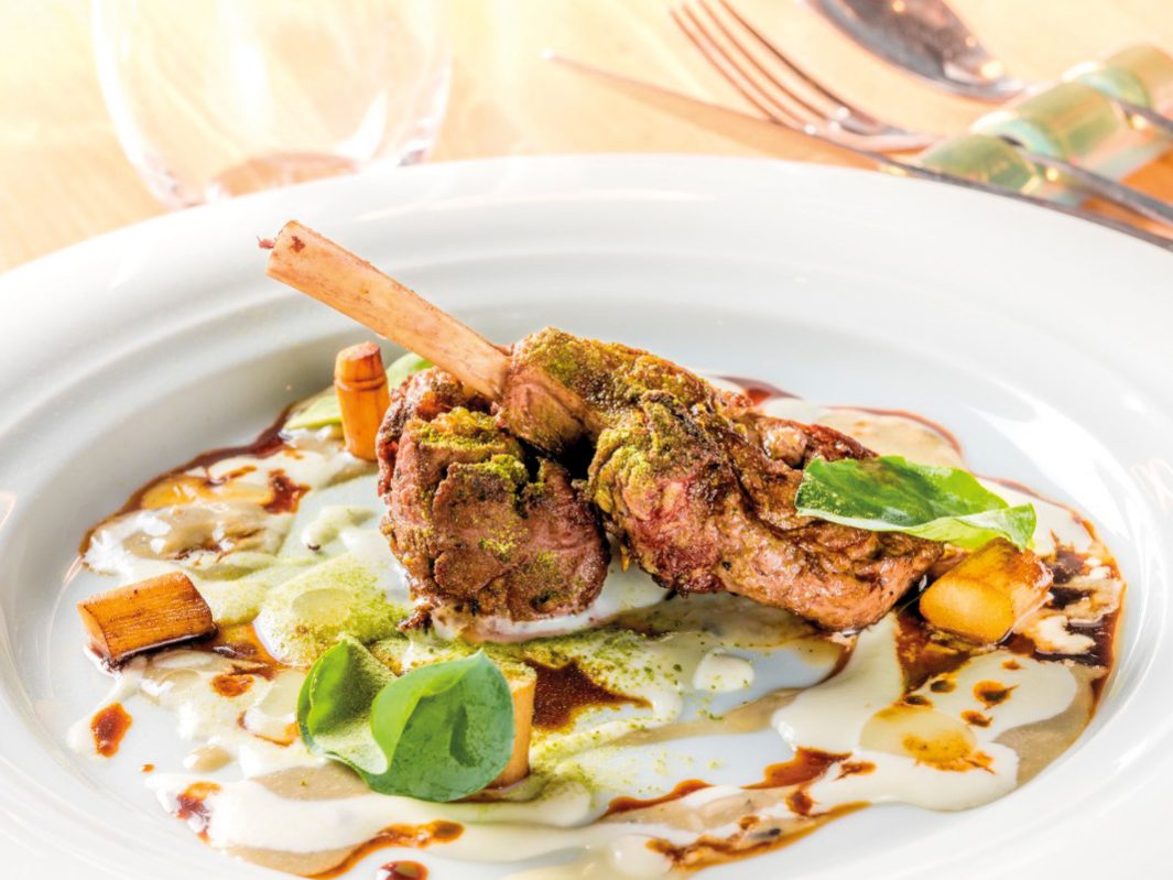 agnello ostrica yuzu rafano