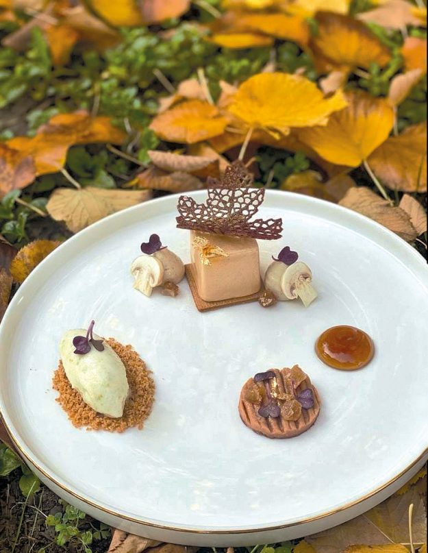 creme base pasticceria mousse bavaresi semifreddi foglie d'autunno