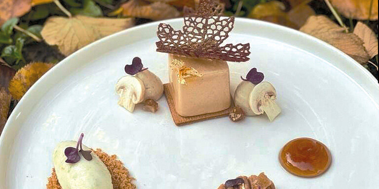 creme base pasticceria mousse bavaresi semifreddi foglie d'autunno