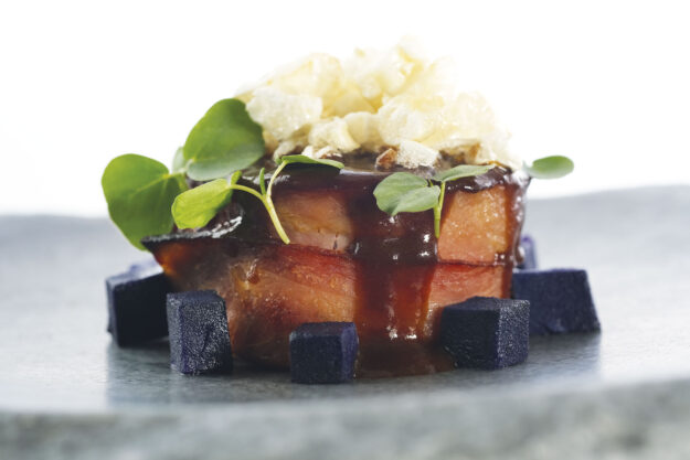 Royale di maiale “al amontillado”