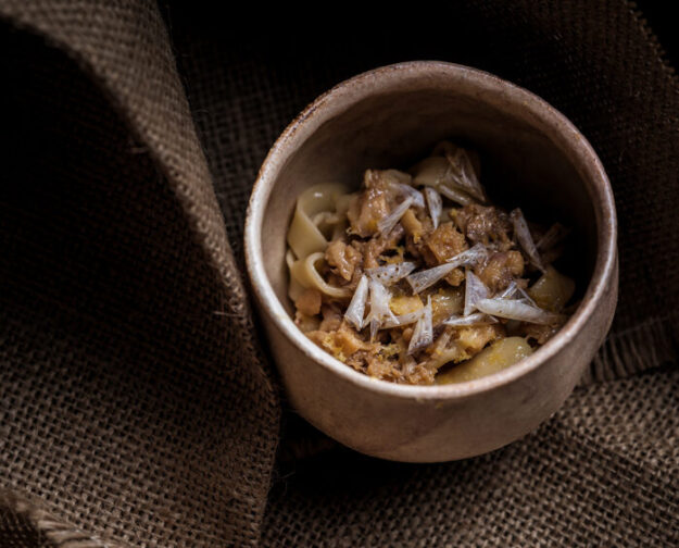 Tagliatelle di lisca di pesce