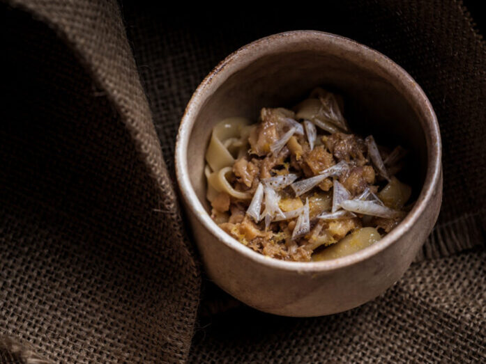 Tagliatelle di lisca di pesce