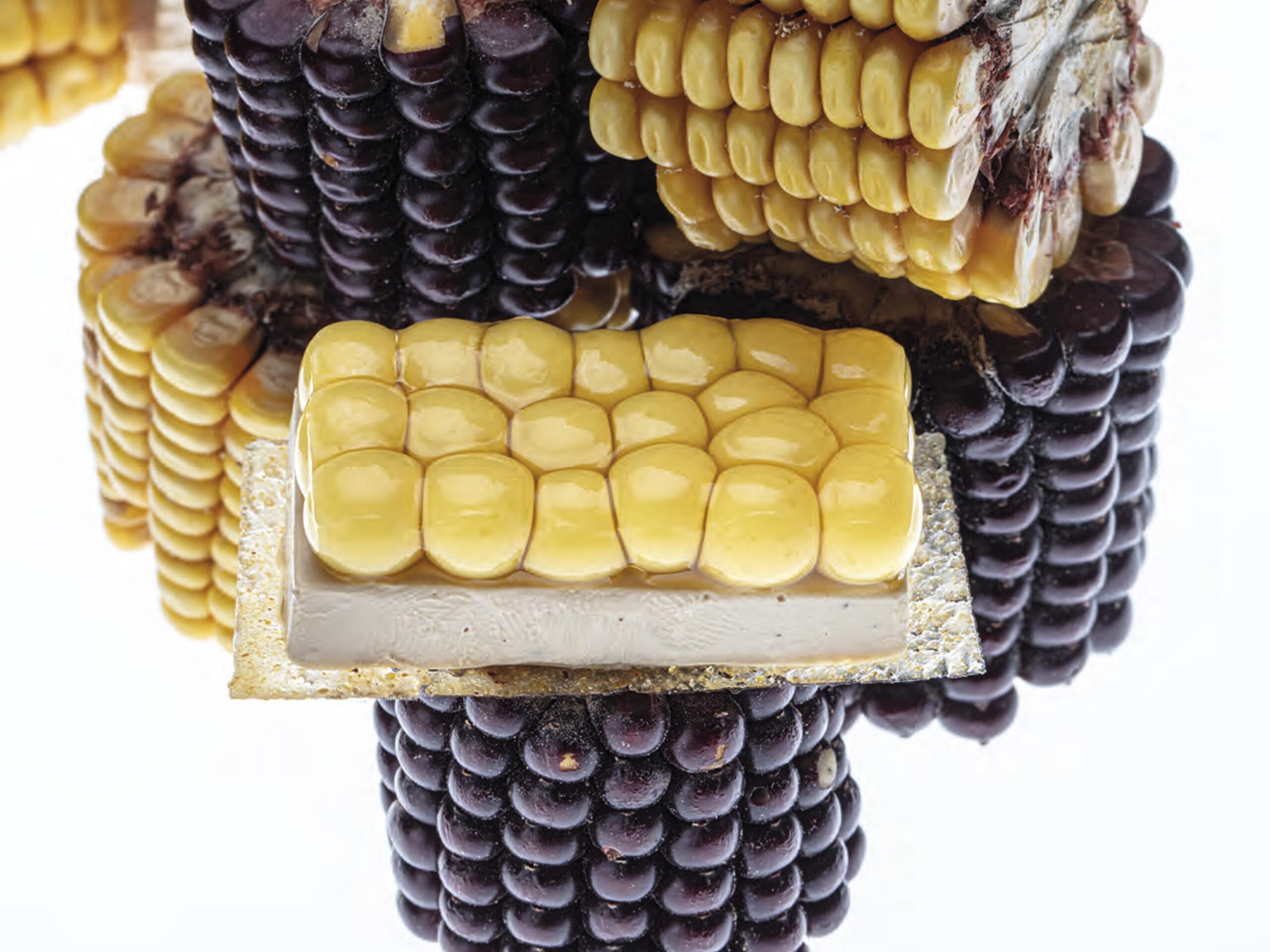 Foie gras e Tatin di mais dolce