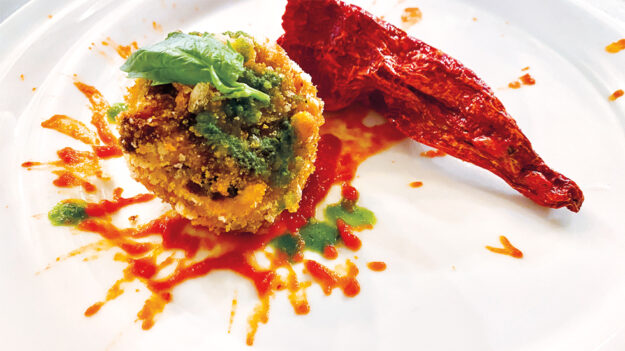 Cubi di parmigiana di melanzane croccanti