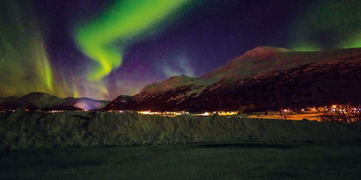 Le luci del Nord dell’aurora boreale
