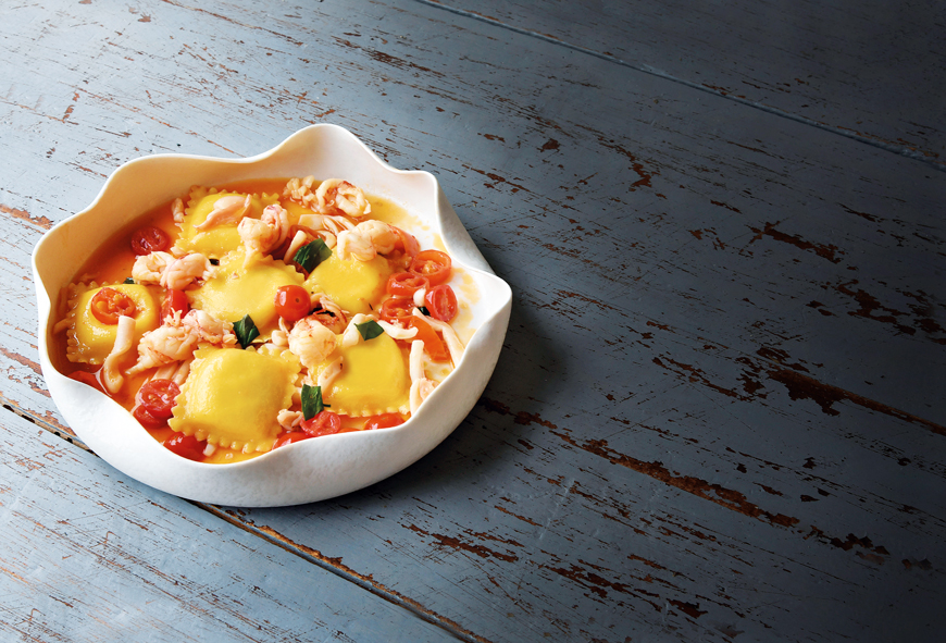 Scrigni® con burrata di Puglia al sapore di mare