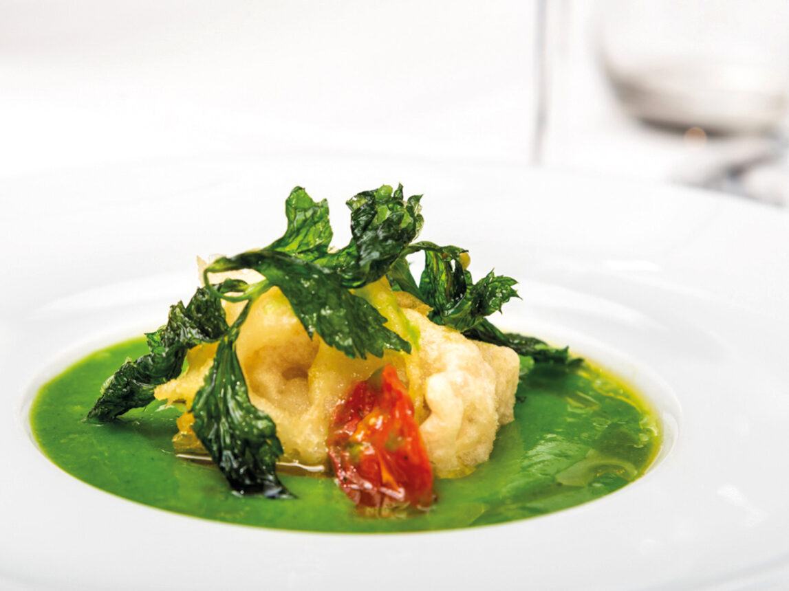 Zuppa di sedano di Gesualdo e baccalà