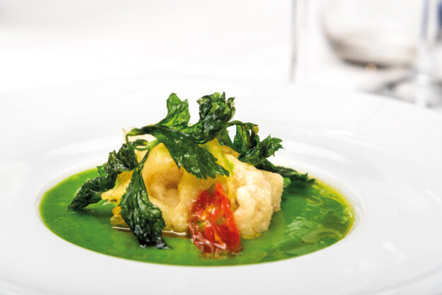 Zuppa di sedano di Gesualdo e baccalà