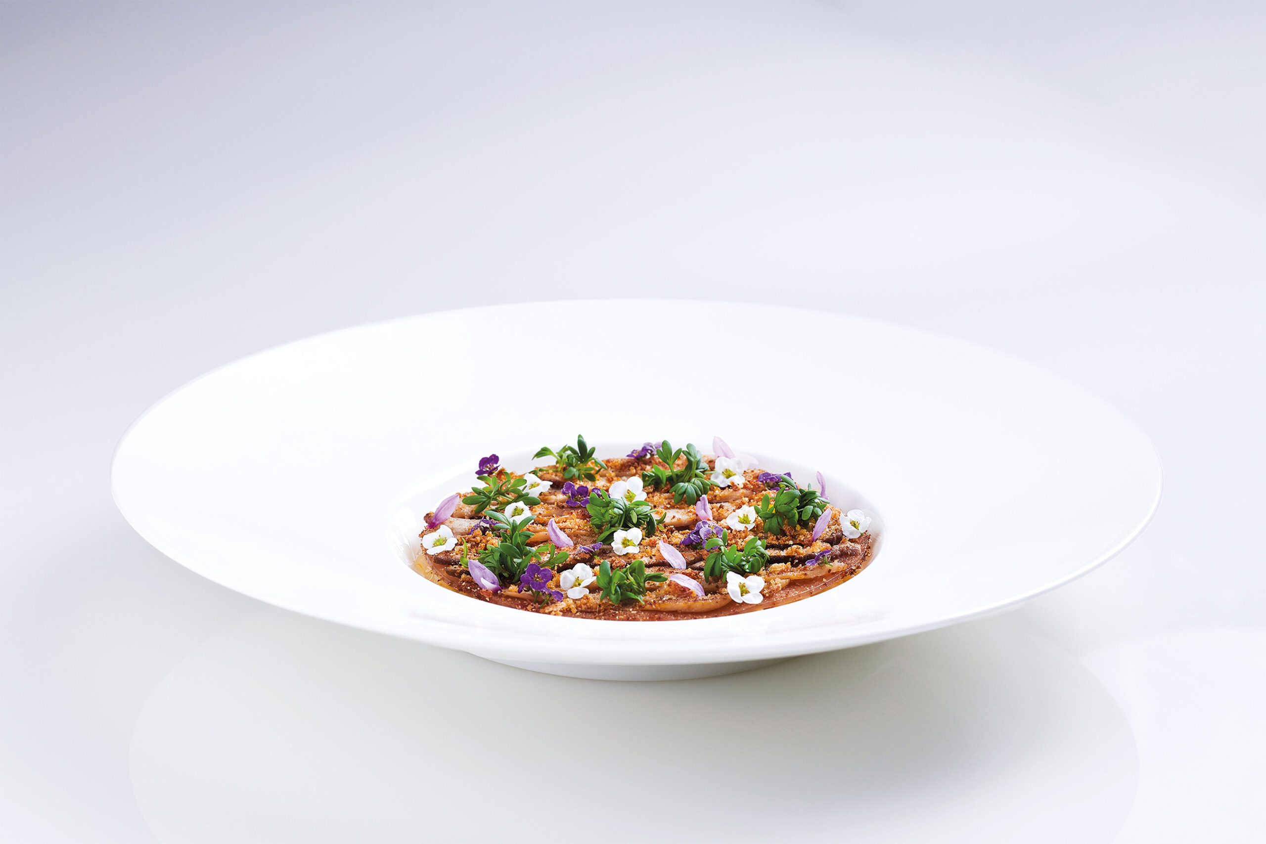 Spugnole con beurre blanc allo shio koji e riso